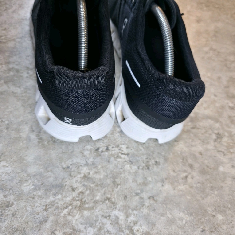 On Cloud 5 Mens Size 11.5 Black White Athletic Running Walking Shoes Sneakers - Picture 6 of 9